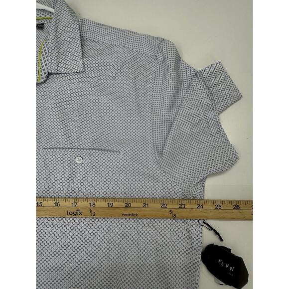 Kenneth Cole New York Mens Shirt Size XXL Slim Fit Short Sleeve Button Up NWTs - Picture 8 of 11